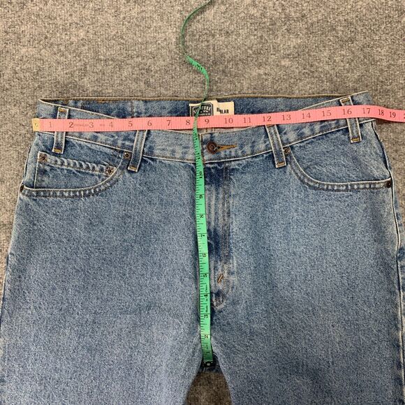 Levis Work Jeans Mens 36 Blue Regular Classic Fit Durable Heavyweight Denim 2008 - Picture 7 of 14